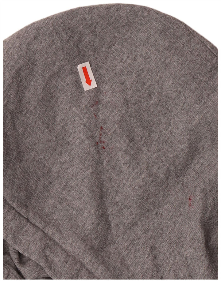 Vans Herre grafisk hættetrøje med lynlås lille grå bomuld