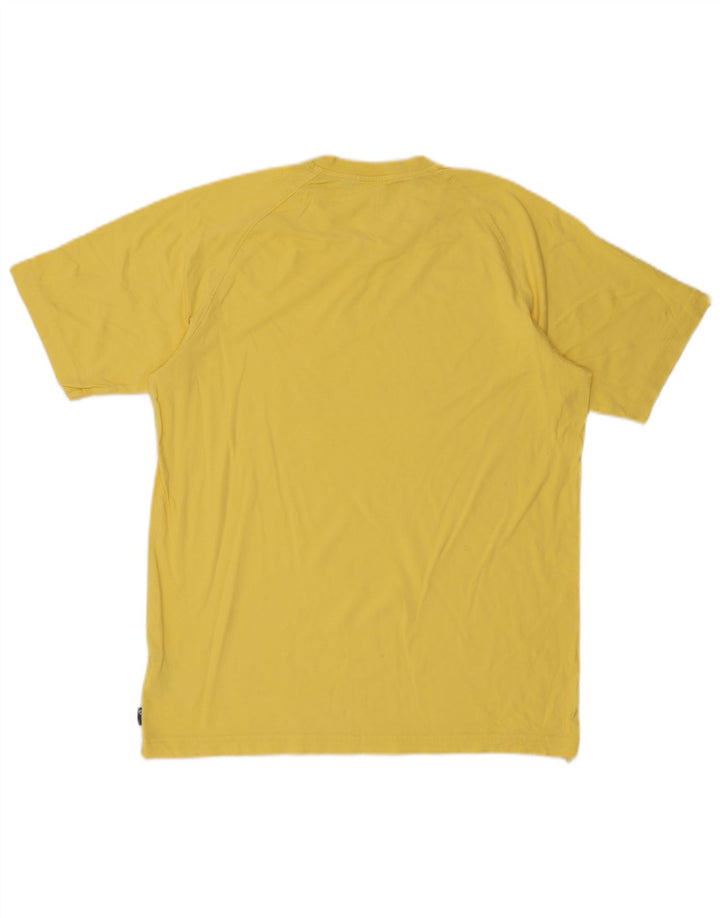 Adidas Herre grafisk T-shirt Top Medium Gul Bomuld