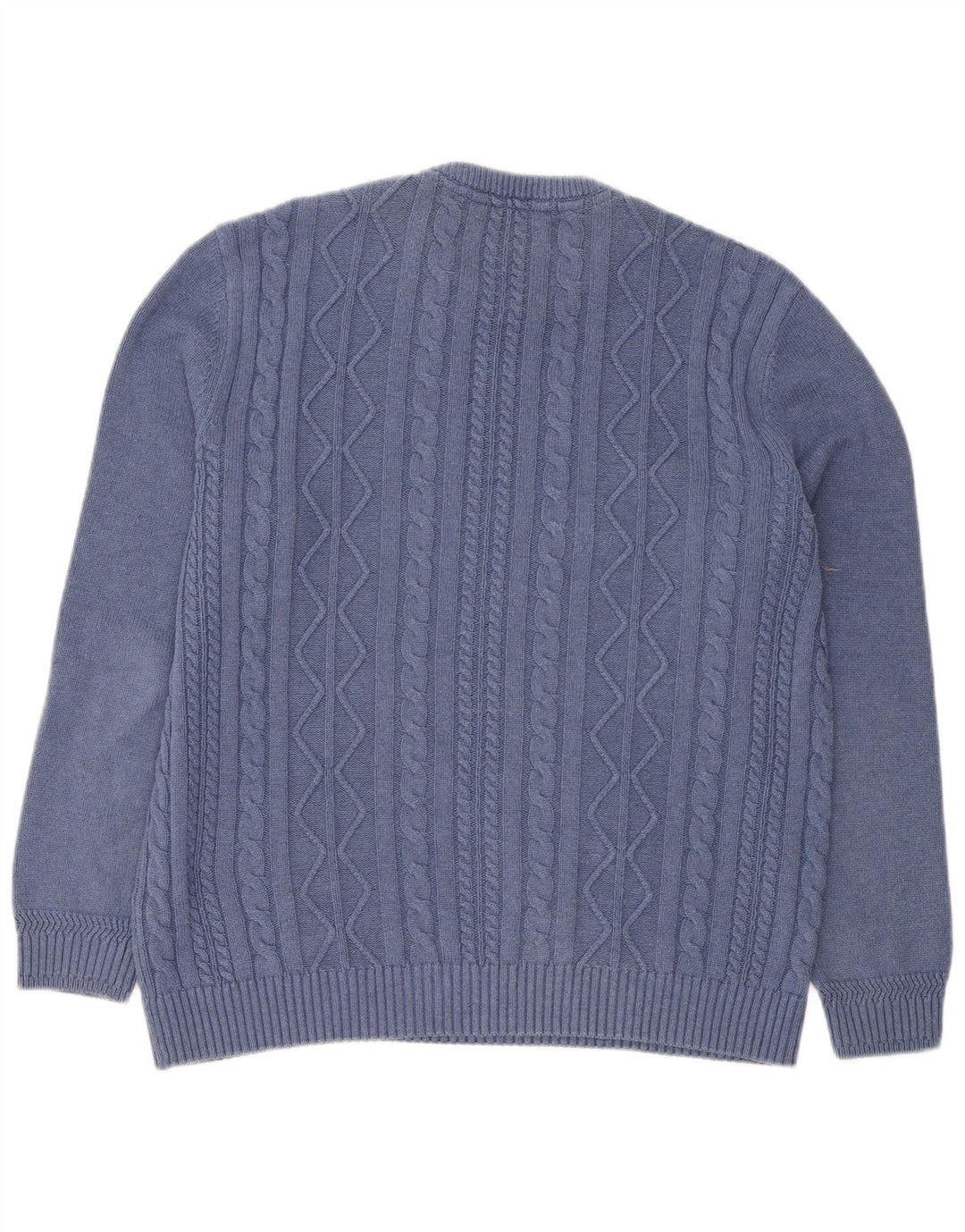 Crew Tøj Herre Crew Neck Jumper Sweater Stor Blå Bomuld