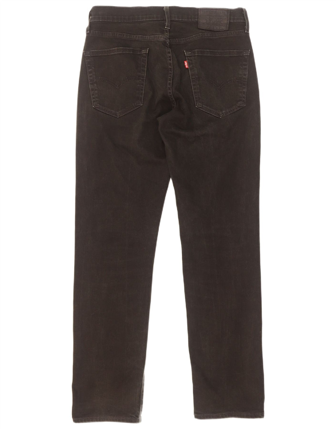 Levi's Straight Jeans til mænd W30 L32 Sort bomuld