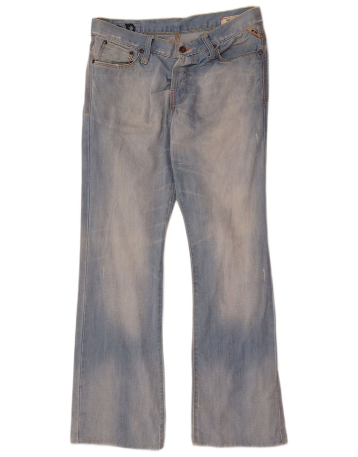 Jack & Jones Herre Distressed Bootcut Jeans W33 L32 Blå Bomuld