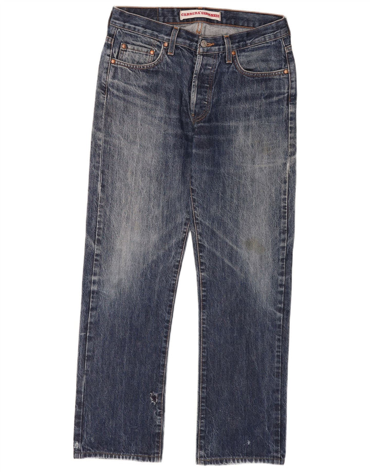 Carrera Straight Jeans til mænd W33 L28 Blå Bomuld