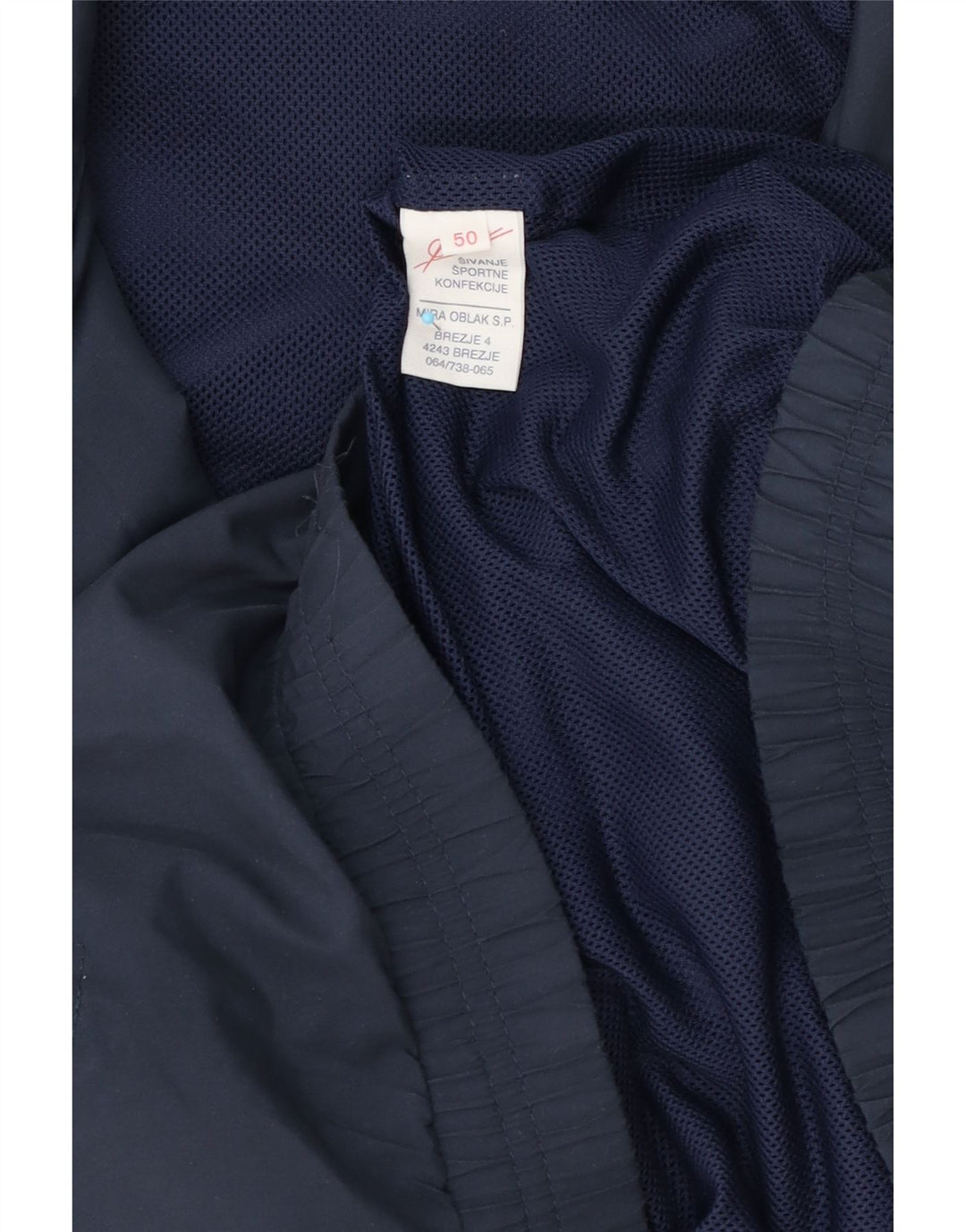 Vintage træningsdragt til mænd Topjakke IT 50 Medium Navy Blue Colourblock