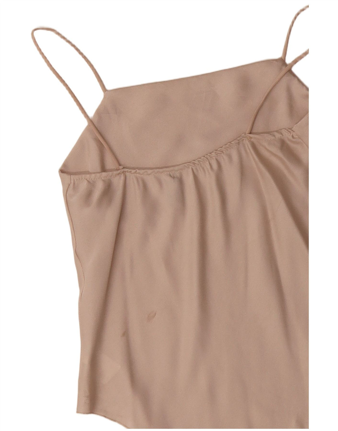 ZUIKI Womens Sleeveless Bodysuit UK 12 Medium Beige Polyester