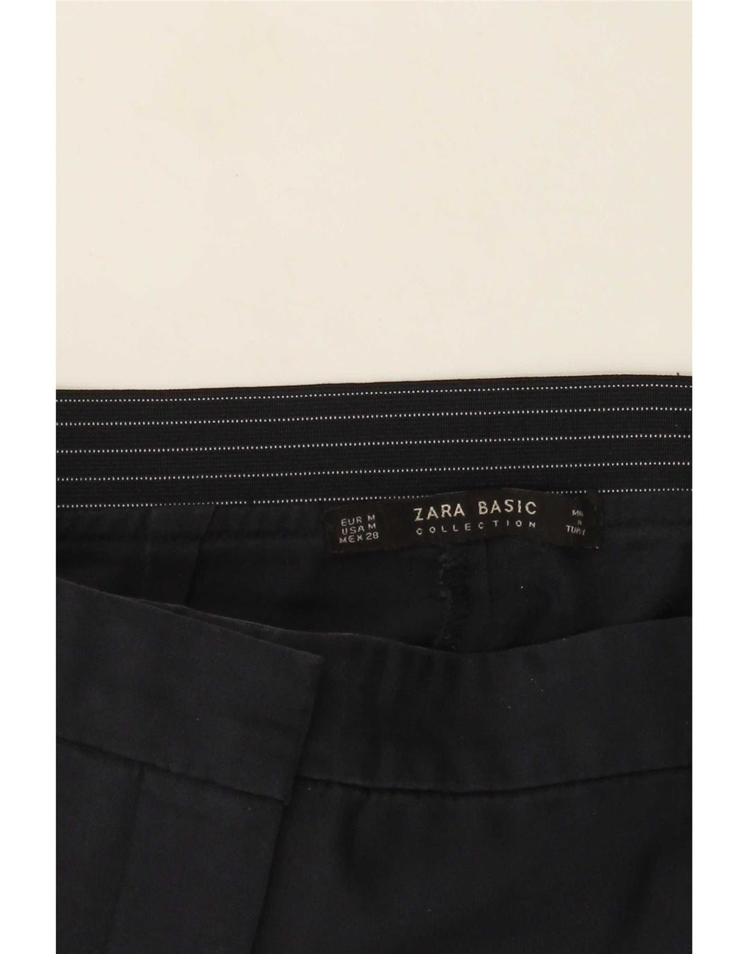 Zara Lige Chinobukser til kvinder Medium W28 L27 Marineblå