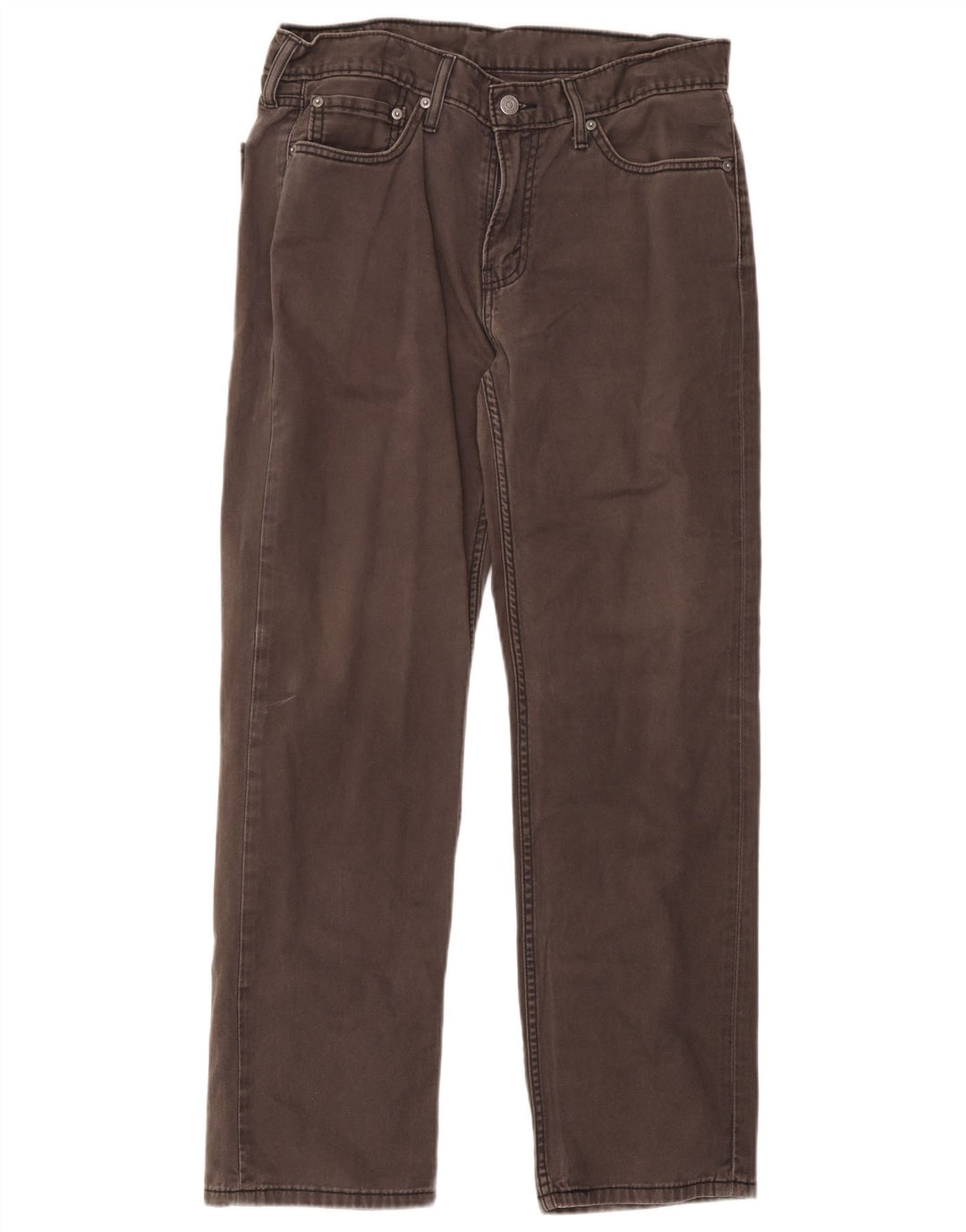 Levi's Herre 514 Straight Jeans W33 L30 Grå Bomuld