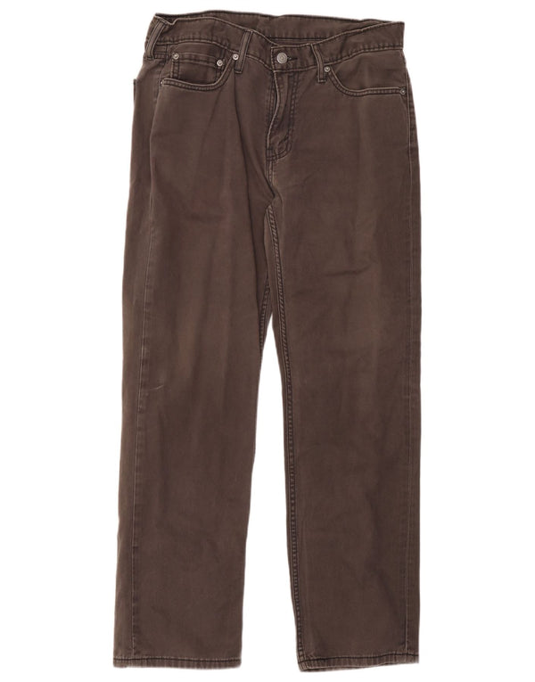Levi's Herre 514 Straight Jeans W33 L30 Grå Bomuld