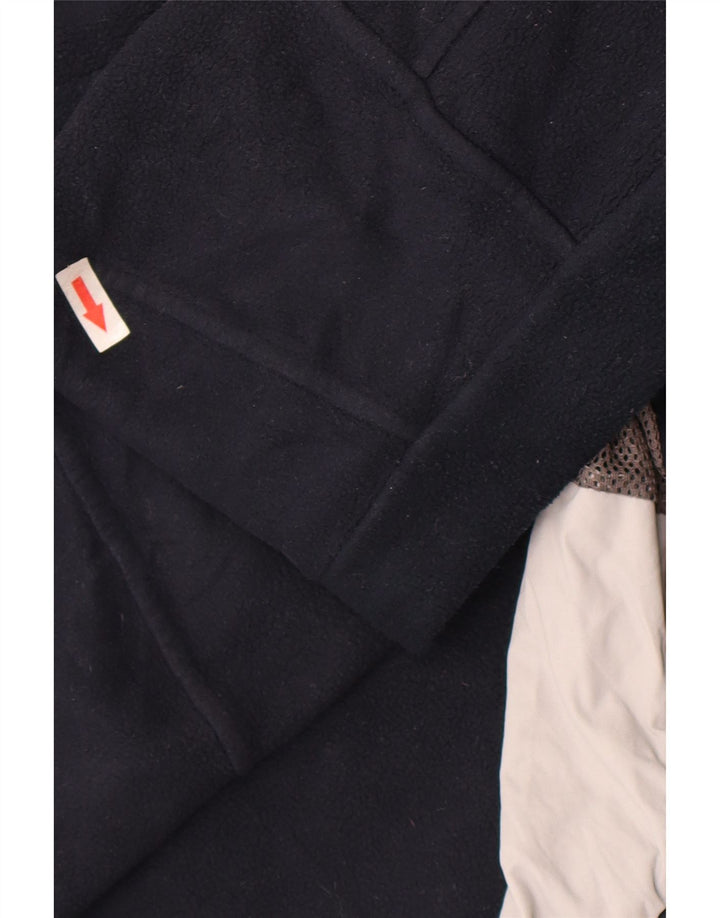 Helly Hansen Herre grafisk fleecejakke UK 40 Large Navy Blue Colourblock