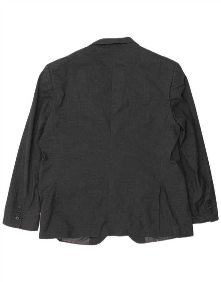 Marks & Spencer Herre 2-knaps Regular Fit Blazer-jakke Størrelse 44 XL Grå