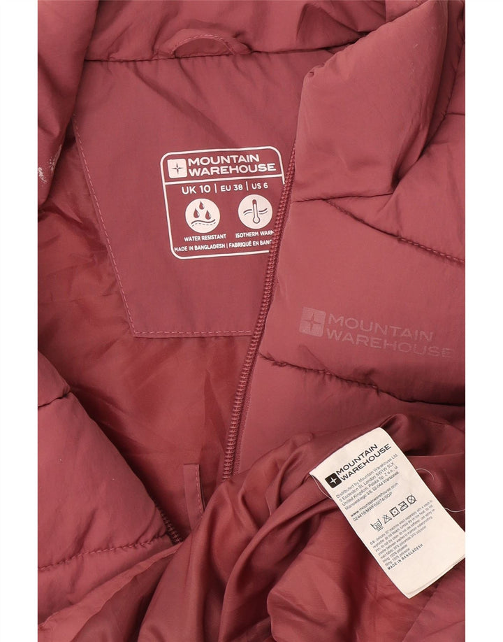 Mountain Warehouse Womens Polstret Gilet UK 10 Small Pink Polyester