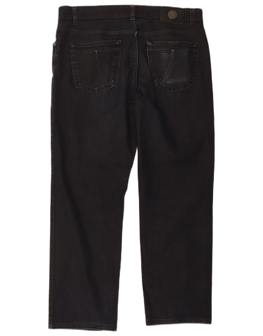 Trussardi Straight Jeans til mænd W38 L29 Marineblå Bomuld