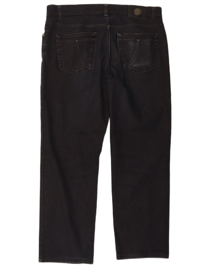 Trussardi Straight Jeans til mænd W38 L29 Marineblå Bomuld