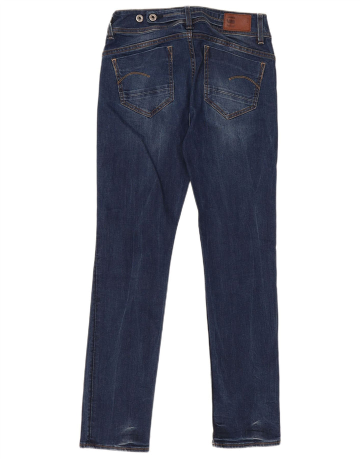 G-Star Dame Midge Straight Jeans W29 L30 Navy Blue