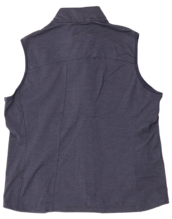 Puma Dame Ærmeløs træningsdragt Topjakke UK 16 Large Navy Blue