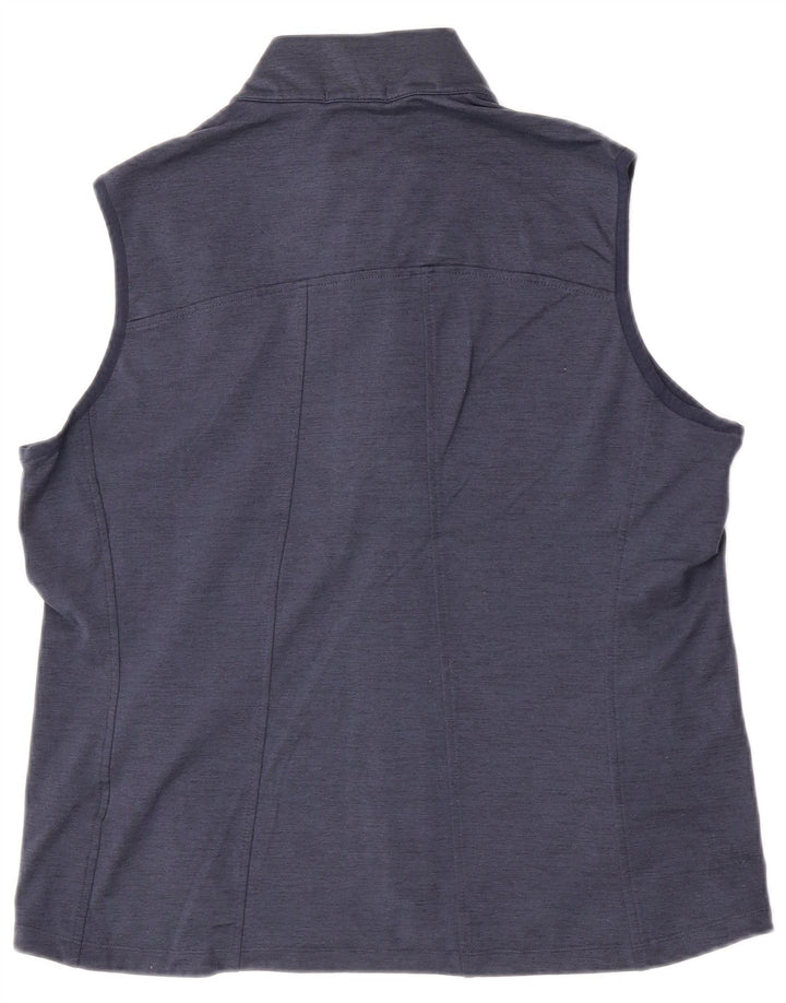 Puma Dame Ærmeløs træningsdragt Topjakke UK 16 Large Navy Blue