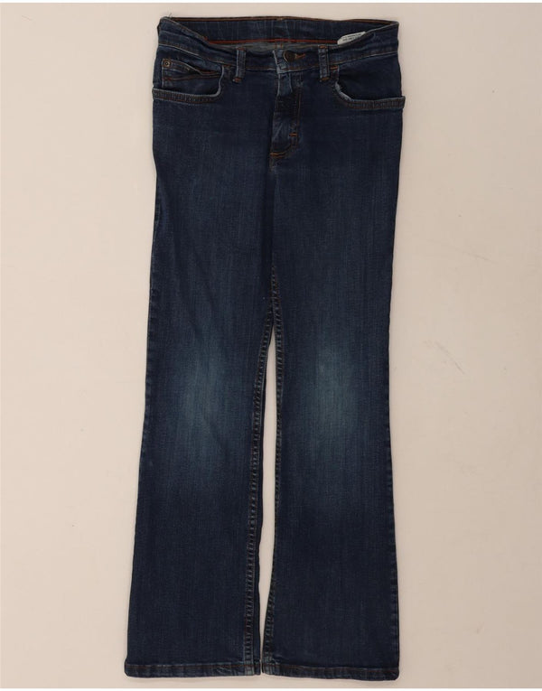 Wrangler Girls Flared Jeans 11-12 år W24 L26 Marineblå Bomuld