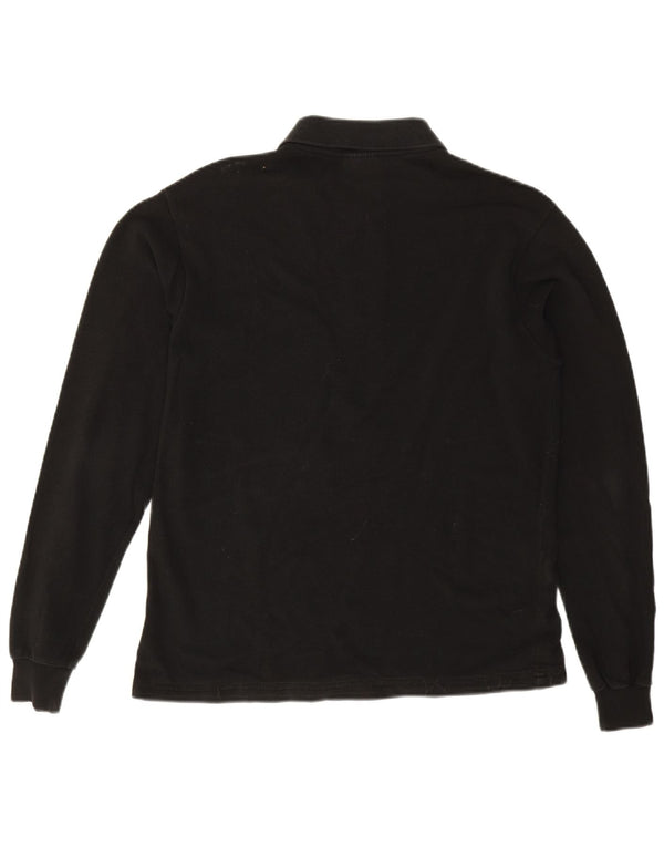 Lacoste Langærmet Polo Shirt til mænd Størrelse 4 Medium Sort Bomuld