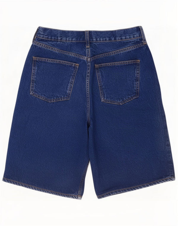 Topshop Dame Denim Shorts UK 10 Small W27 Blue Cotton