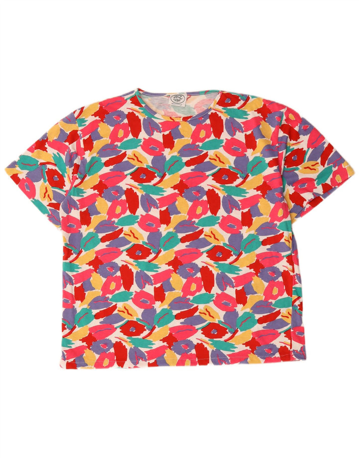 Laura Ashley Dame T-Shirt Top One Size Flerfarvet Blomster Bomuld