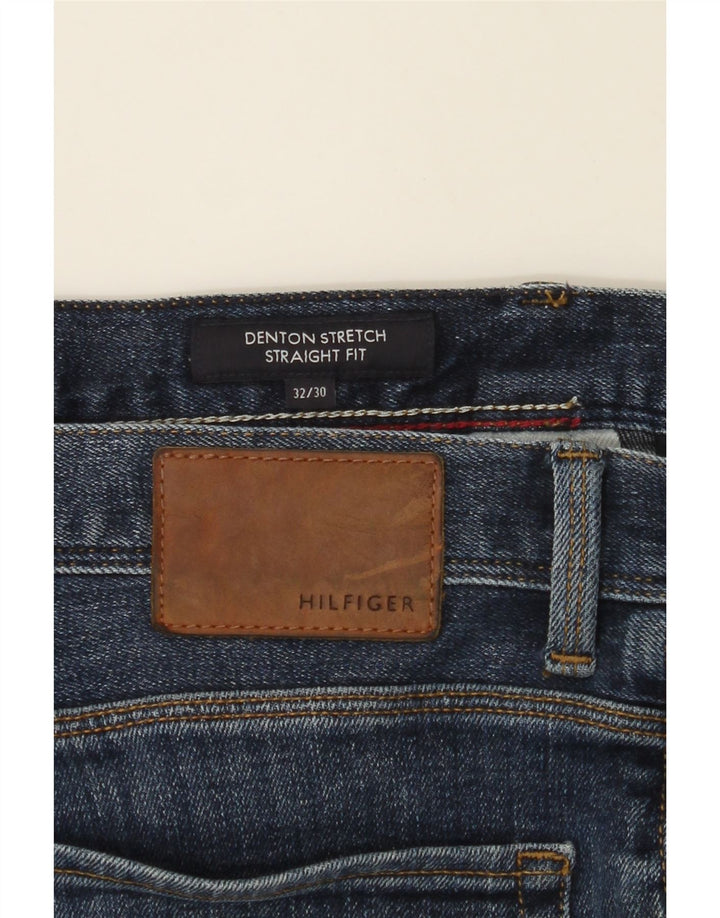 TOMMY HILFIGER Womens Denton Straight Jeans W32 L30 Blue Cotton Vintage Tommy Hilfiger and Second-Hand Tommy Hilfiger from Messina Hembry 