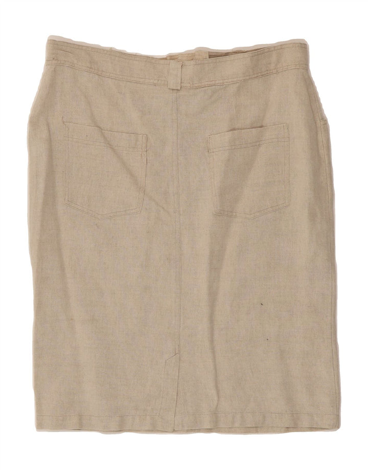 BRIO Womens Pencil Skirt IT 46 Large W32 Beige Vintage Brio and Second-Hand Brio from Messina Hembry 