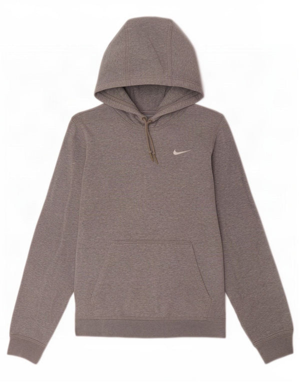 Nike hættetrøje til mænd, lille grå flækket bomuld