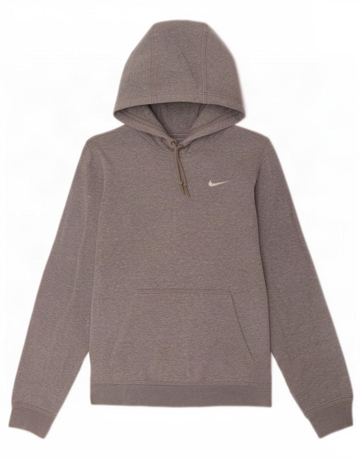 Nike hættetrøje til mænd, lille grå flækket bomuld