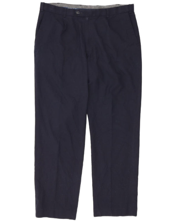 Marks & Spencer Herre Regular Fit Suit Bukser W36 L31 Marineblå Uld