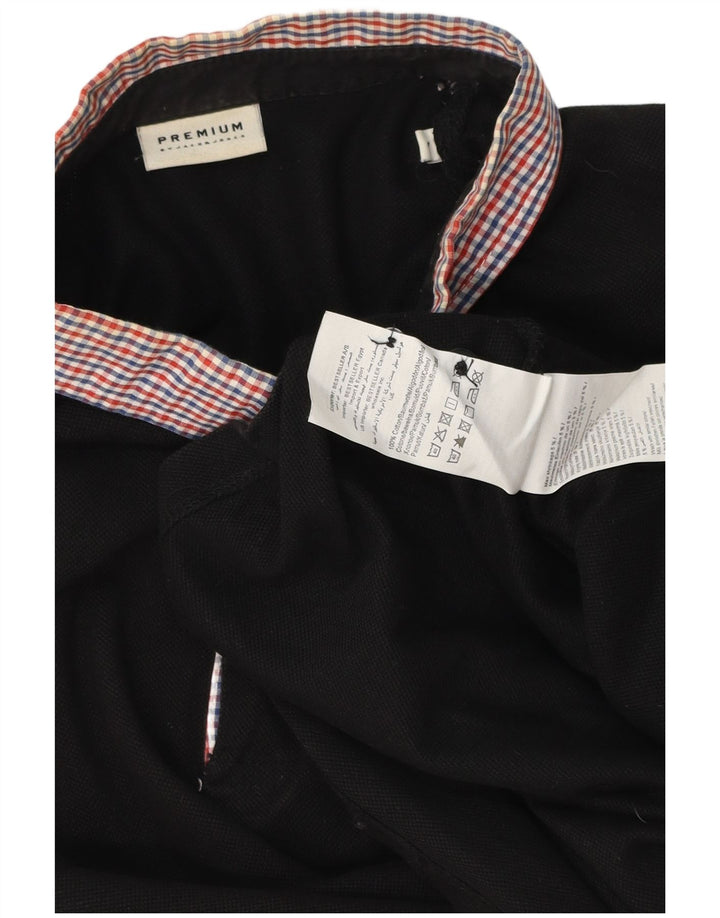 Jack & Jones herre poloskjorte stor sort bomuld