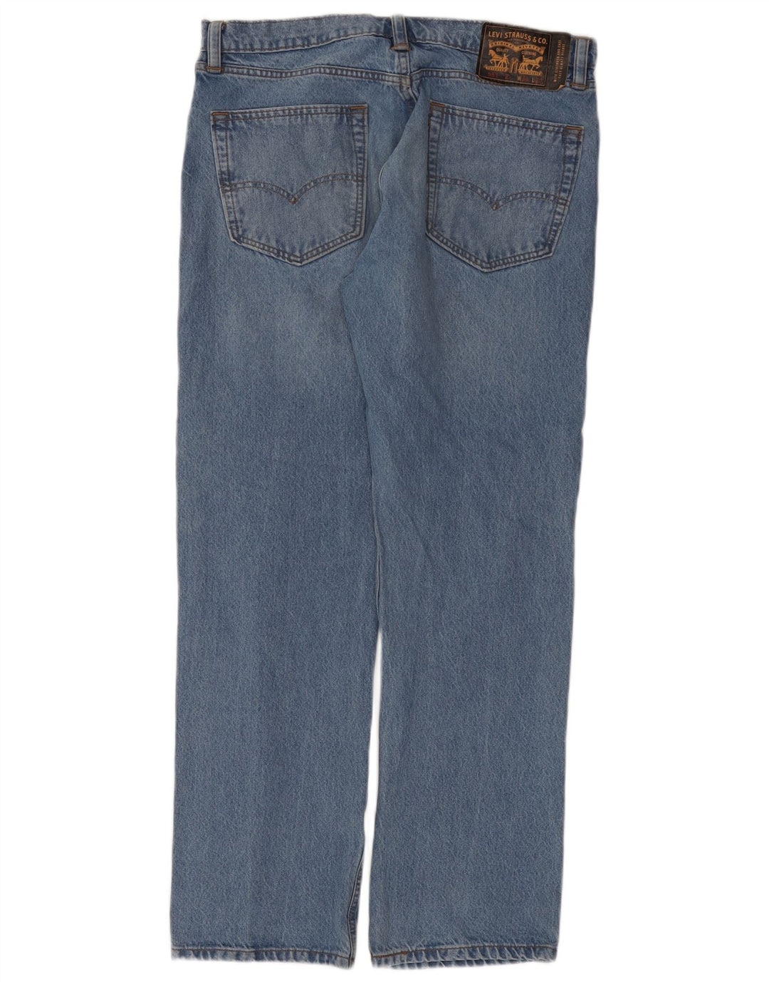 Levi's Herre 551 lige jeans W34 L32 blå bomuld