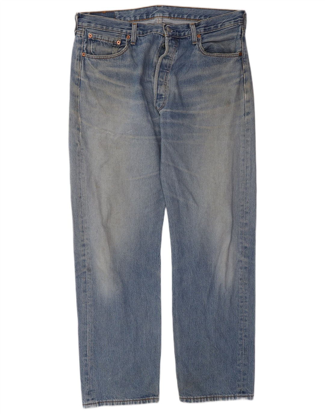 Levi's Straight Jeans til mænd W38 L32 blå bomuld