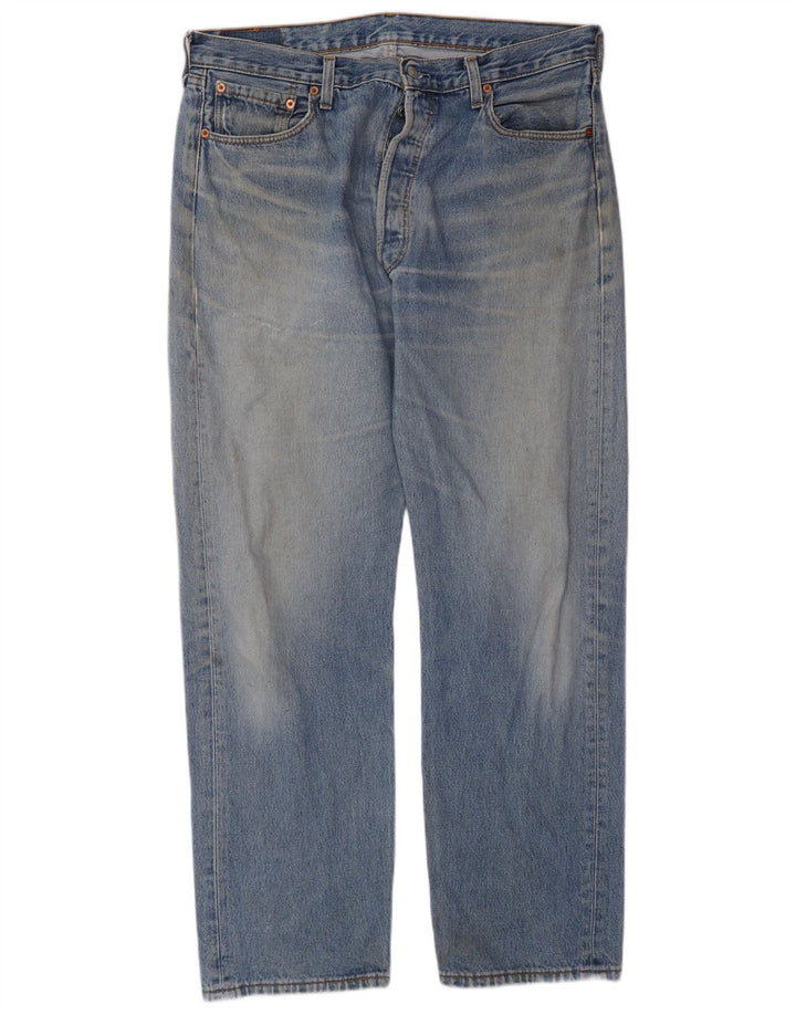 Levi's Straight Jeans til mænd W38 L32 blå bomuld