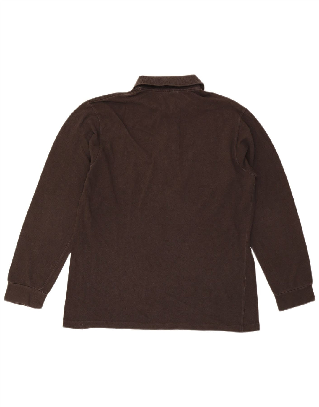 Lacoste Langærmet Polo Shirt til mænd Størrelse 4 Medium Brun Bomuld