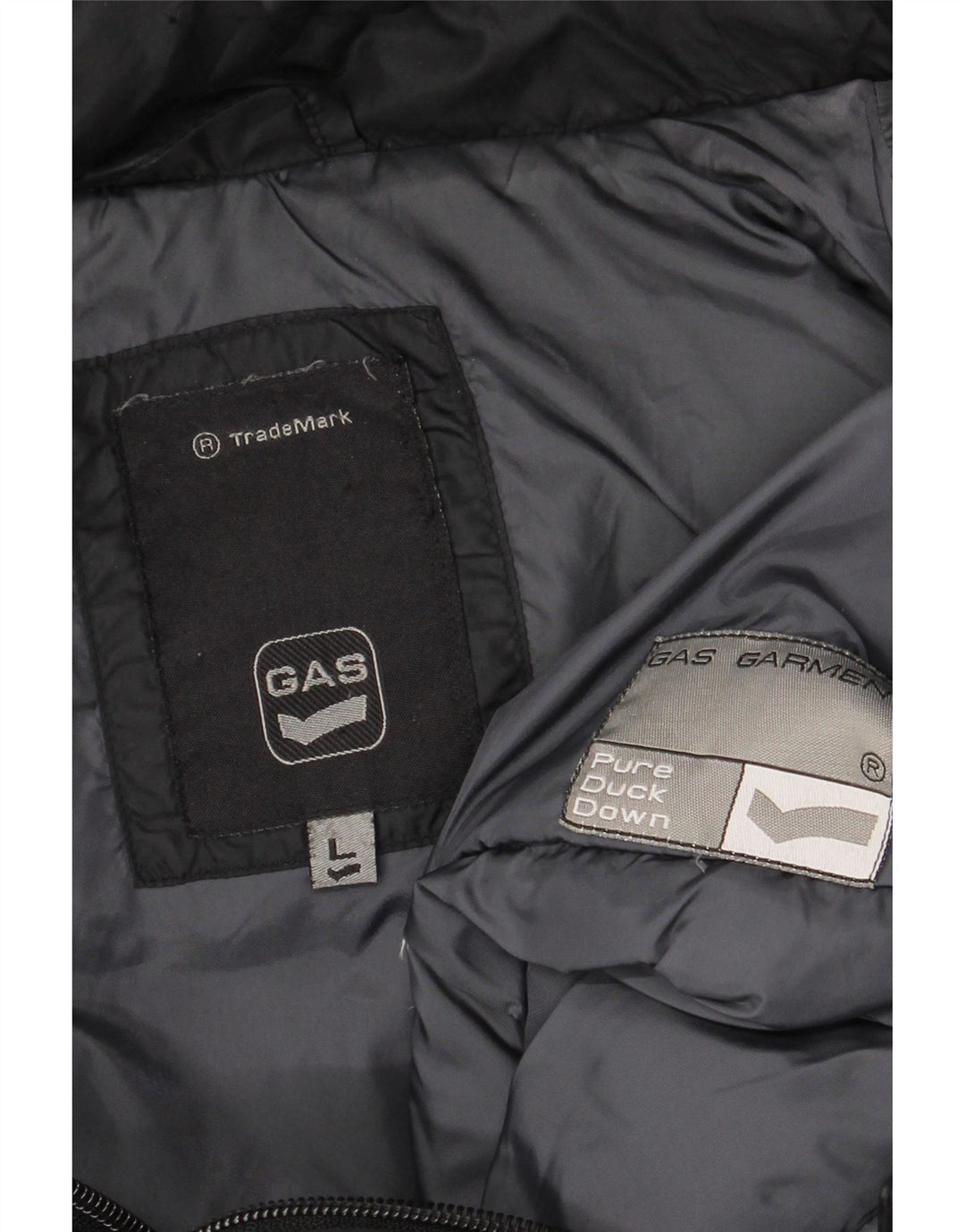 Gas Herre hættepolstret jakke UK 40 Large Black