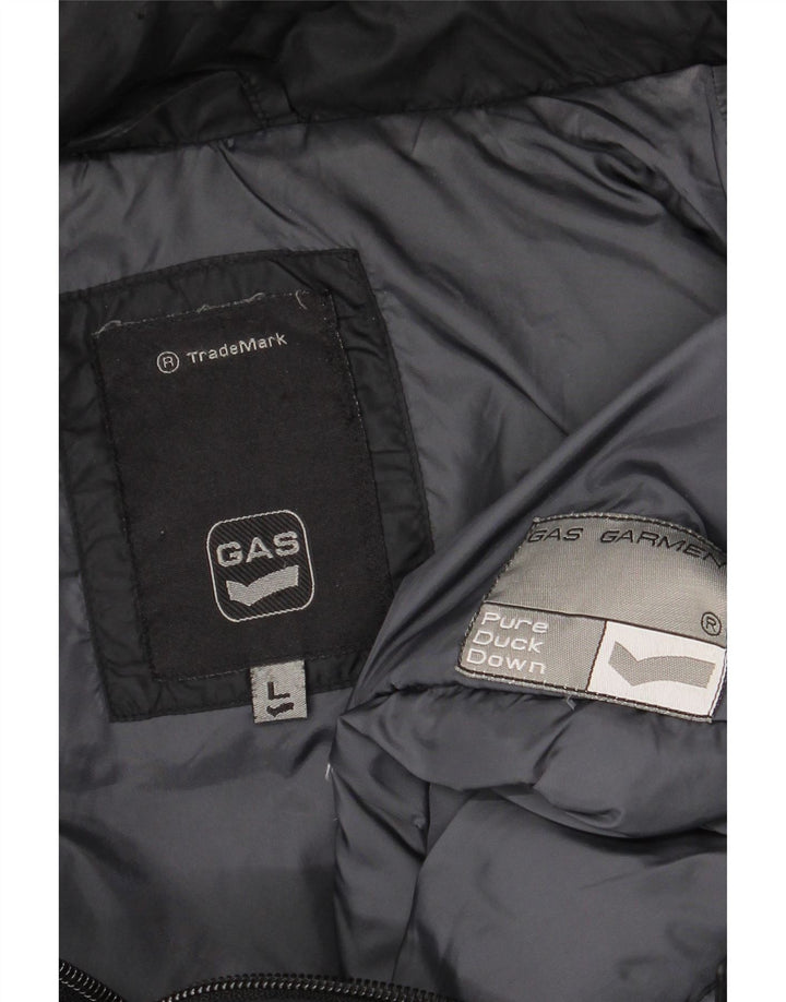 Gas Herre hættepolstret jakke UK 40 Large Black
