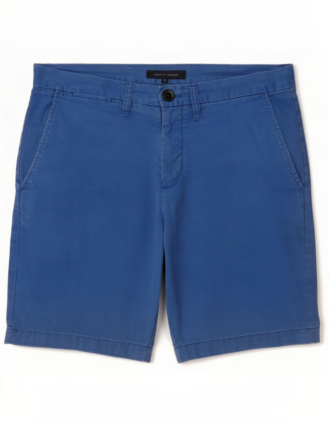 Tommy Hilfiger Herre Chino Shorts W32 Medium Blue Bomuld
