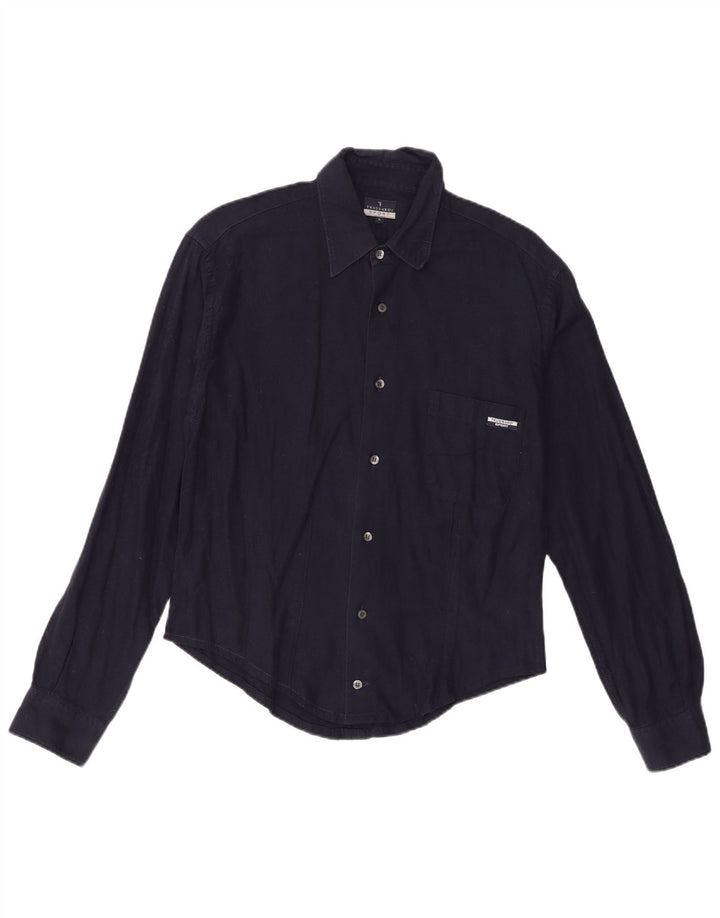 Trussardi herreskjorte stor marineblå