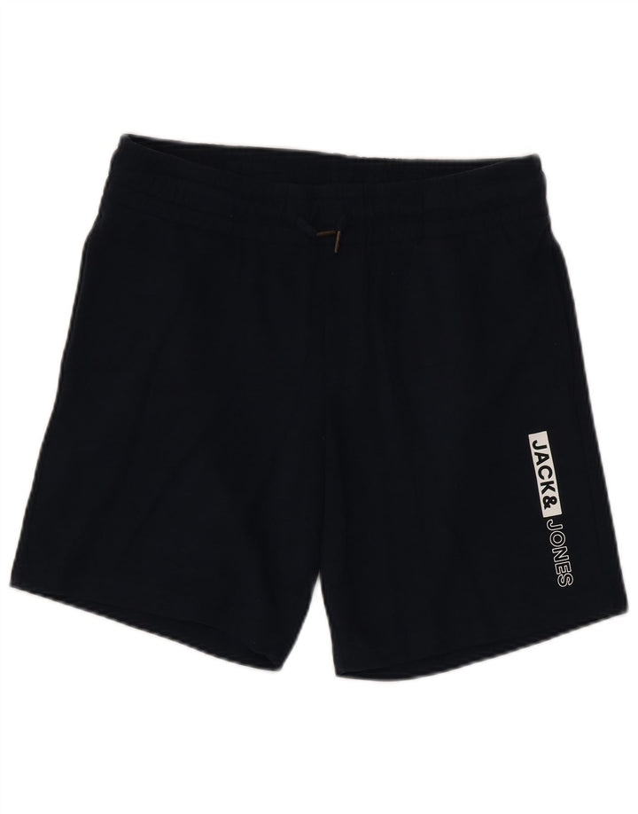 Jack & Jones Herre grafiske sportsshorts Medium marineblå bomuld
