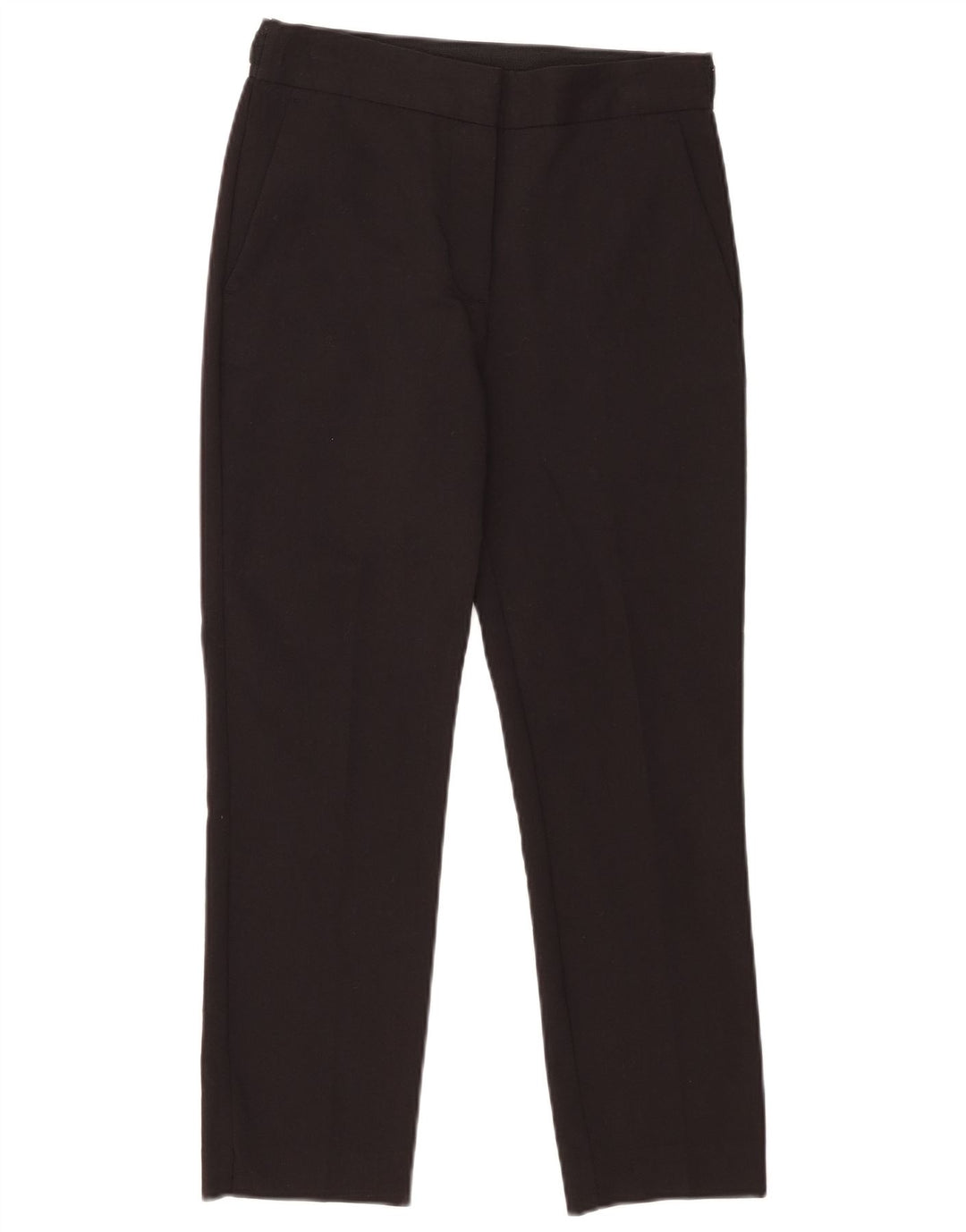 Zara Womens Cropped Trousers Small W26 L23 Sort