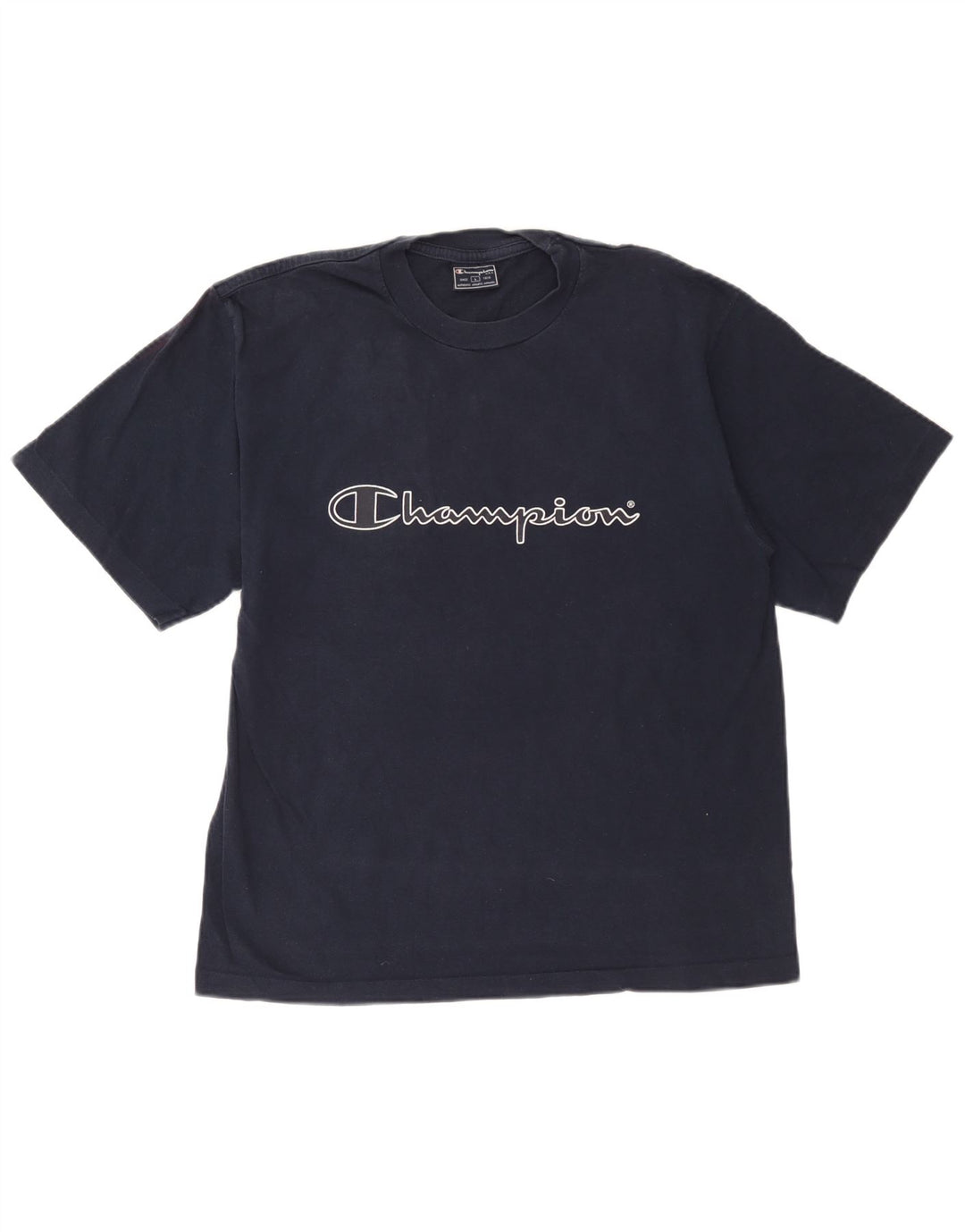 Champion Herre Grafisk T-Shirt Top Stor Marineblå