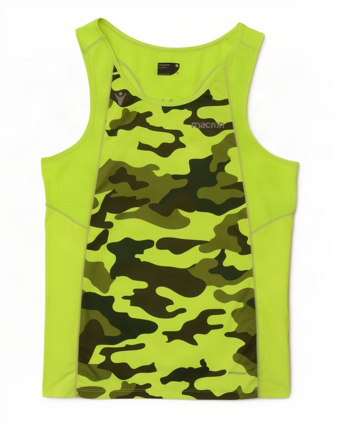 Macron Herrevest Top Medium Grøn Camouflage