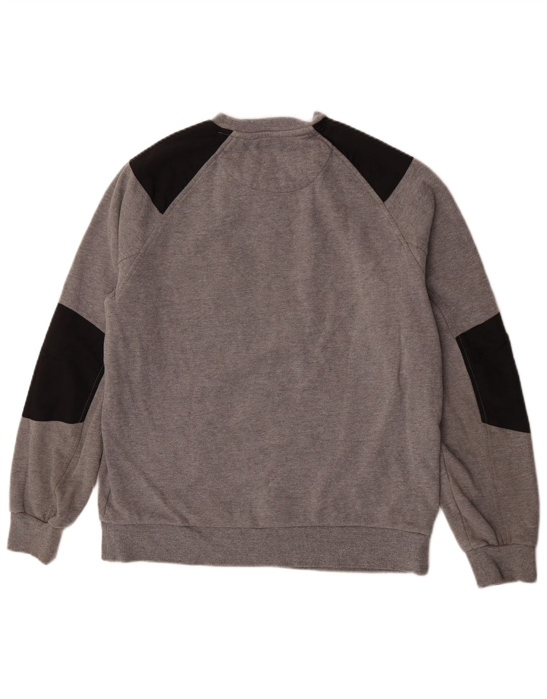 Dkny Herre Sweatshirt Jumper Medium Grå Colourblock Bomuld
