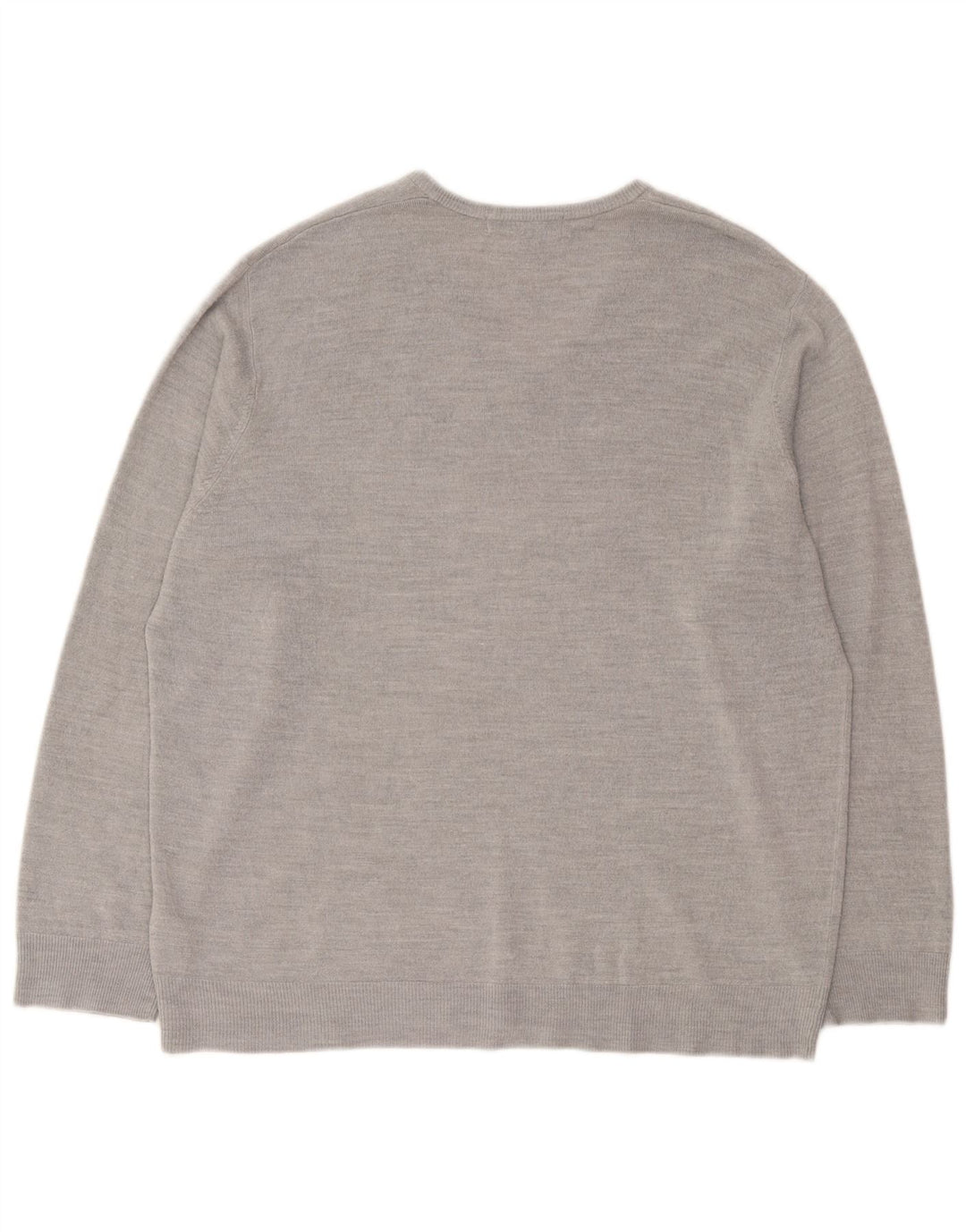 Marks & Spencer Herre V-hals sweater 2XL Grå Akryl