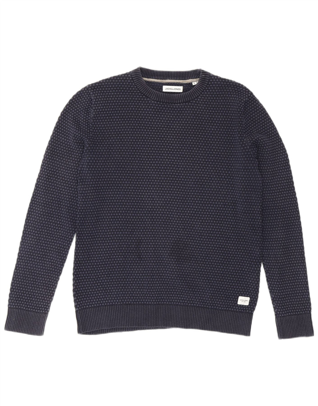 Jack & Jones Herre trøjetrøje med rund hals Medium Marineblå Polka Dot