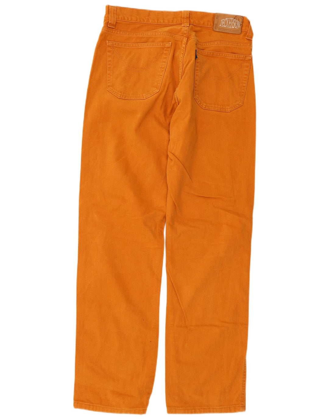 Jeckerson Straight Jeans til mænd W36 L31 Orange Bomuld