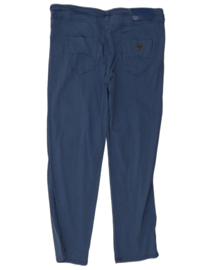 Armani Dame Cropped Jeans W31 L26 Blå Modal