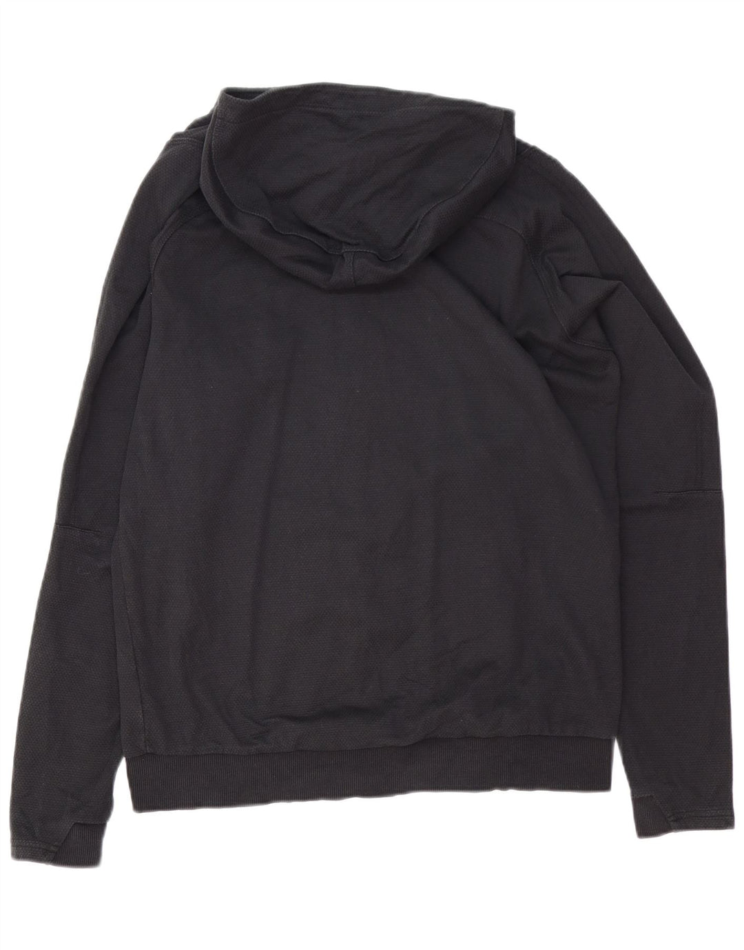 PUMA Herre AC Milan grafisk hættetrøje med lynlås mellem sort bomuld