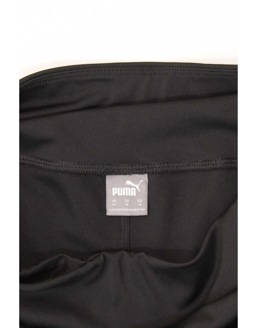 Puma Dame Leggings UK 12 Medium Sort Geometrisk
