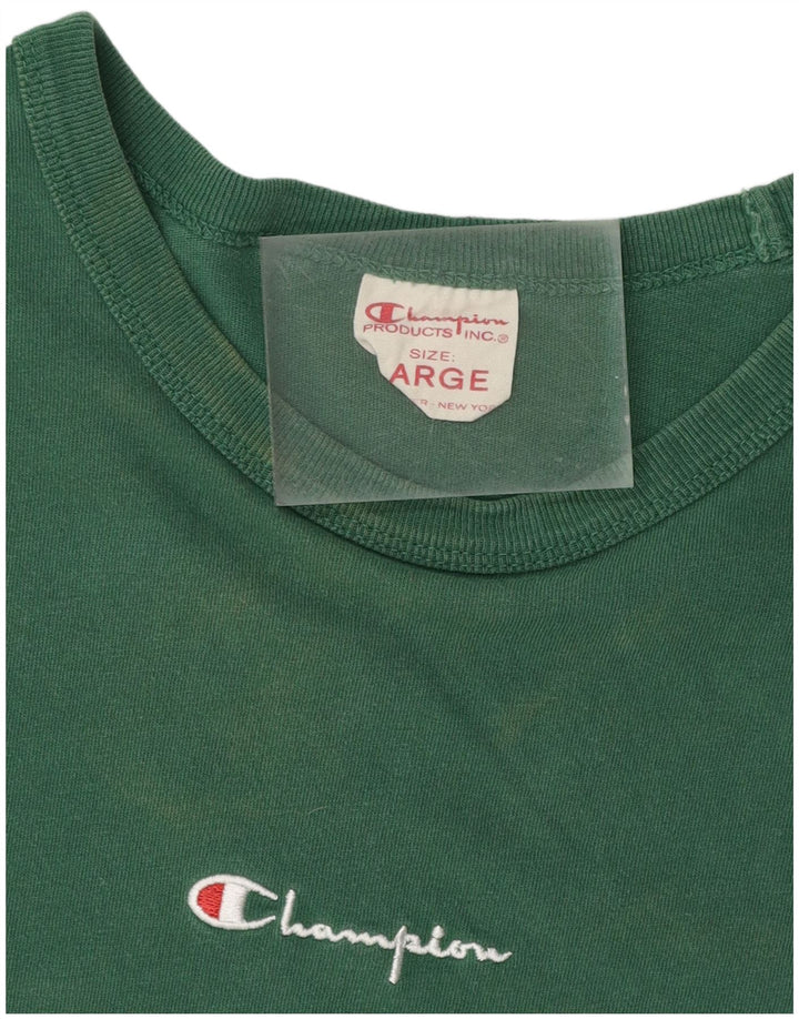 Champion Herre T-Shirt Top Stor Grøn