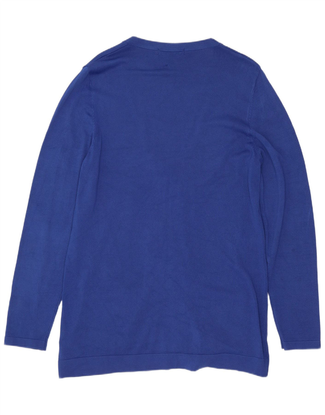 Marks & Spencer Womens Regular Fit Cardigan Sweater UK 14 Medium Blue